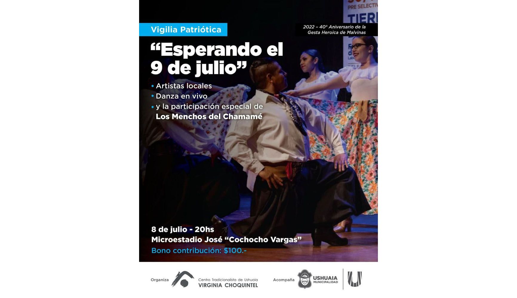 El Municipio acompañará la Vigilia Patriótica ‘Esperando el 9 de Julio’ 