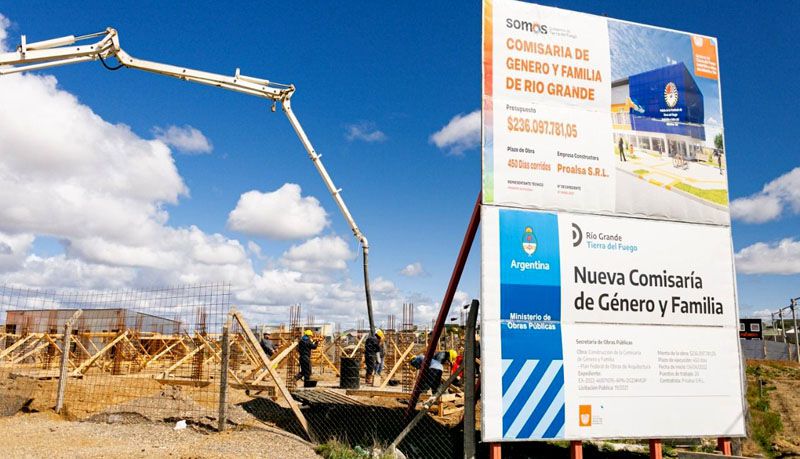 Inició el hormigonado de la Comisaría de Género y Familia