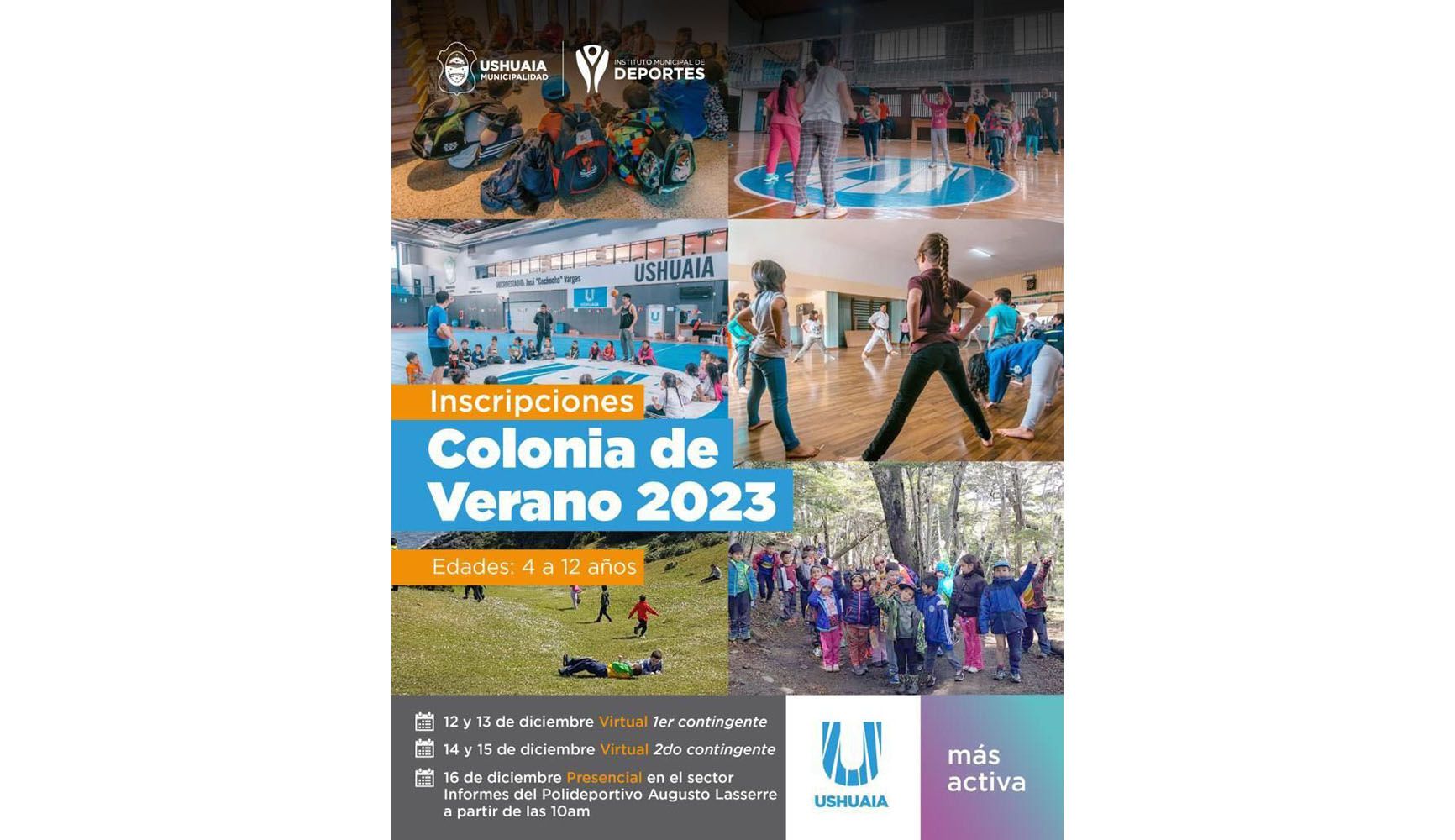 Comienzan las inscripciones para las Colonias Municipales de Verano