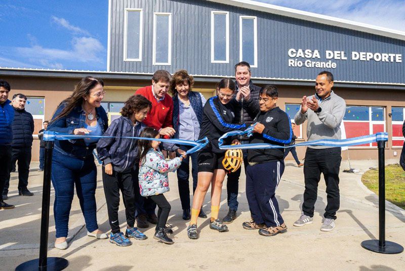 Inauguraron la “Casa del Deporte” en Río Grande