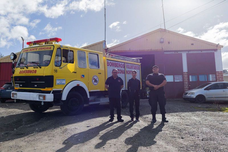 El cuartel de Bomberos Voluntarios Zona Norte vuelve a recibir recursos nacionales