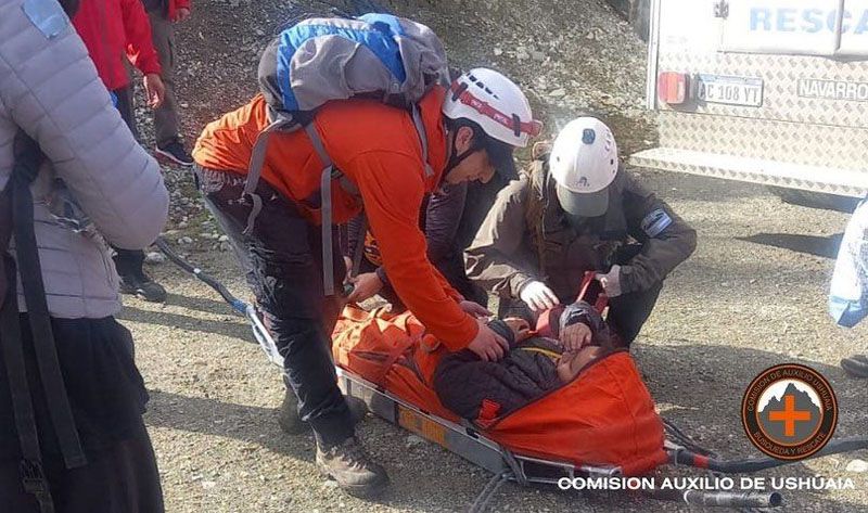 Nuevo rescate de la Comisión de Auxilio de Ushuaia