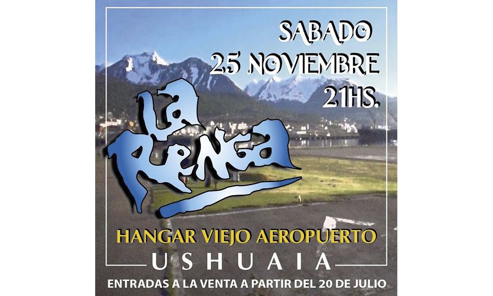 La Renga tocará en vivo en Ushuaia