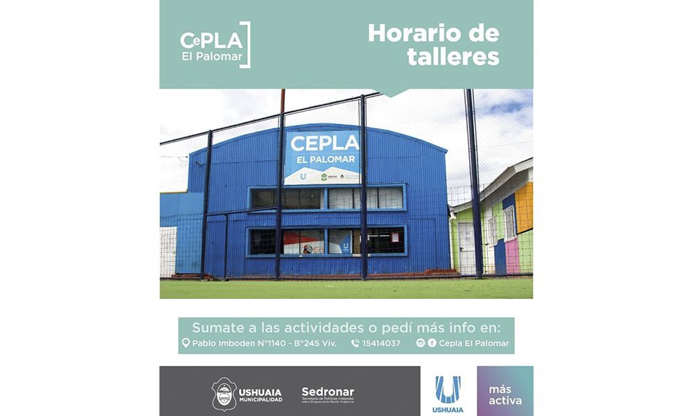 Continúan las inscripciones para talleres del CePLA – El Palomar