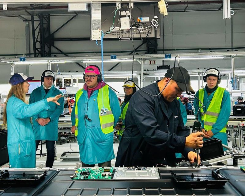 Ventura recorrió el circuito del programa ‘Turismo Newsan’