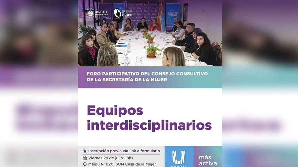 La Secretaría de la Mujer invita a los Foros Participativos del Consejo Consultivo