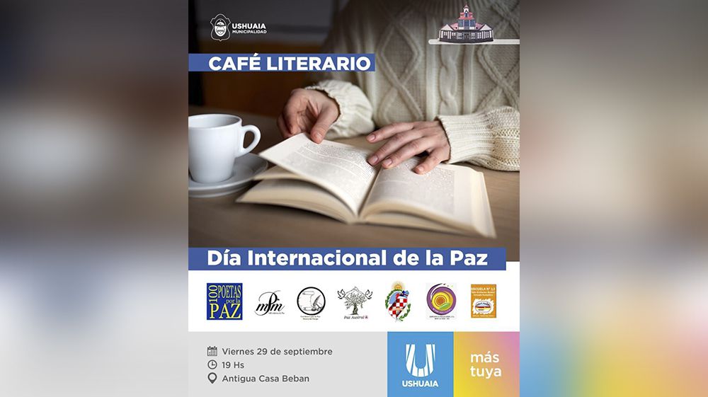 La Municipalidad invita al café literario por el Día Internacional de la Paz