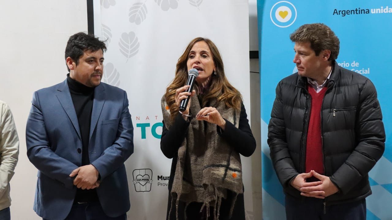 Harrington recibió en Tolhuin a la ministra Victoria Tolosa Paz