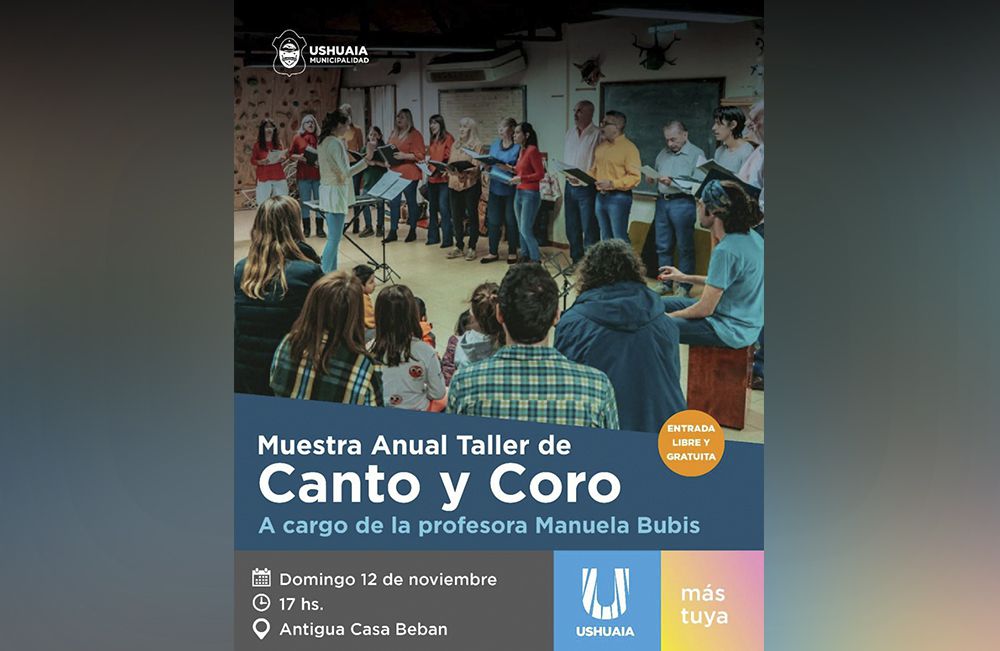 El taller municipal de Canto y Coro presentará su muestra anual