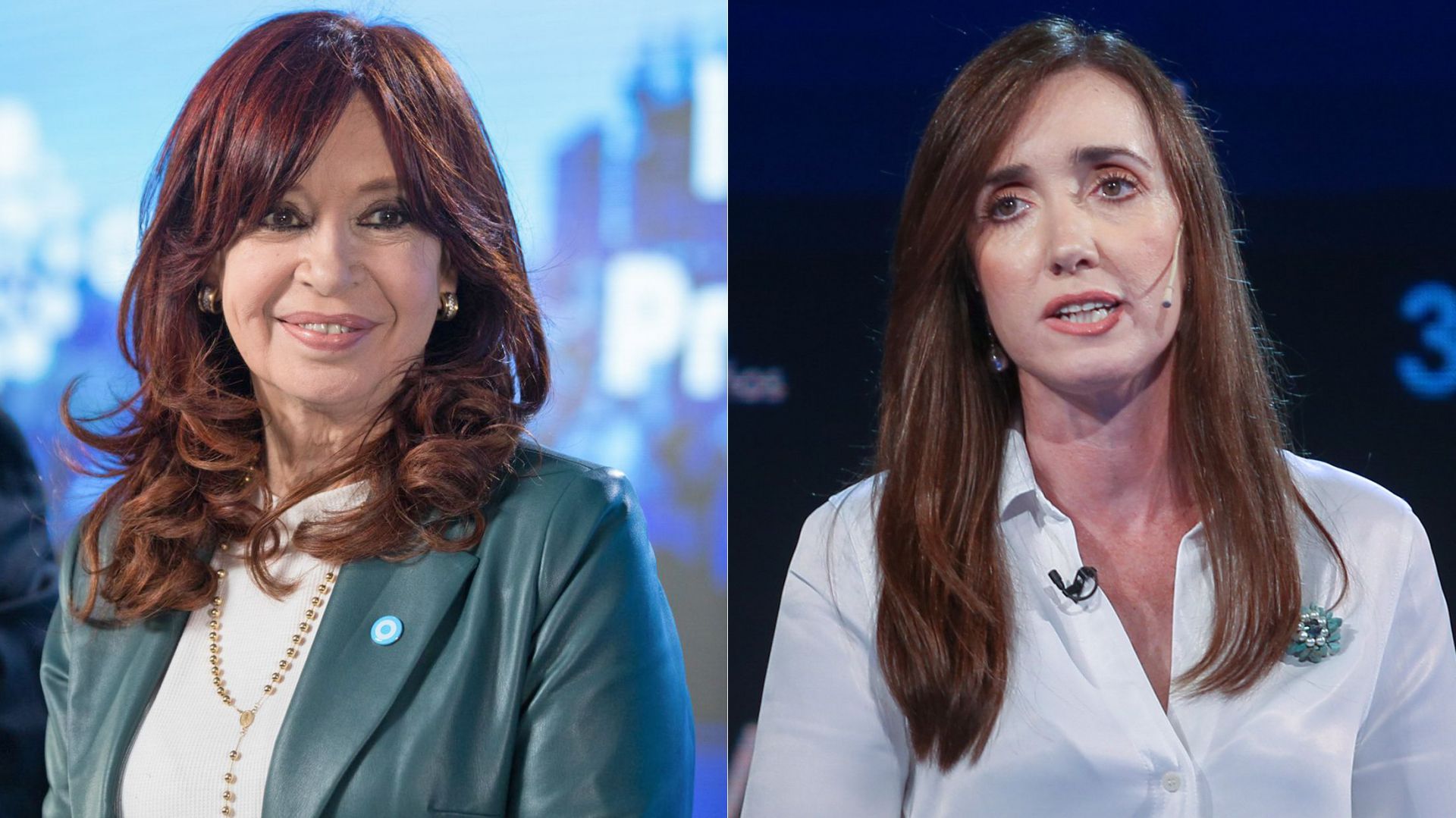 Cristina Kirchner recibe a Victoria Villarruel en el Senado