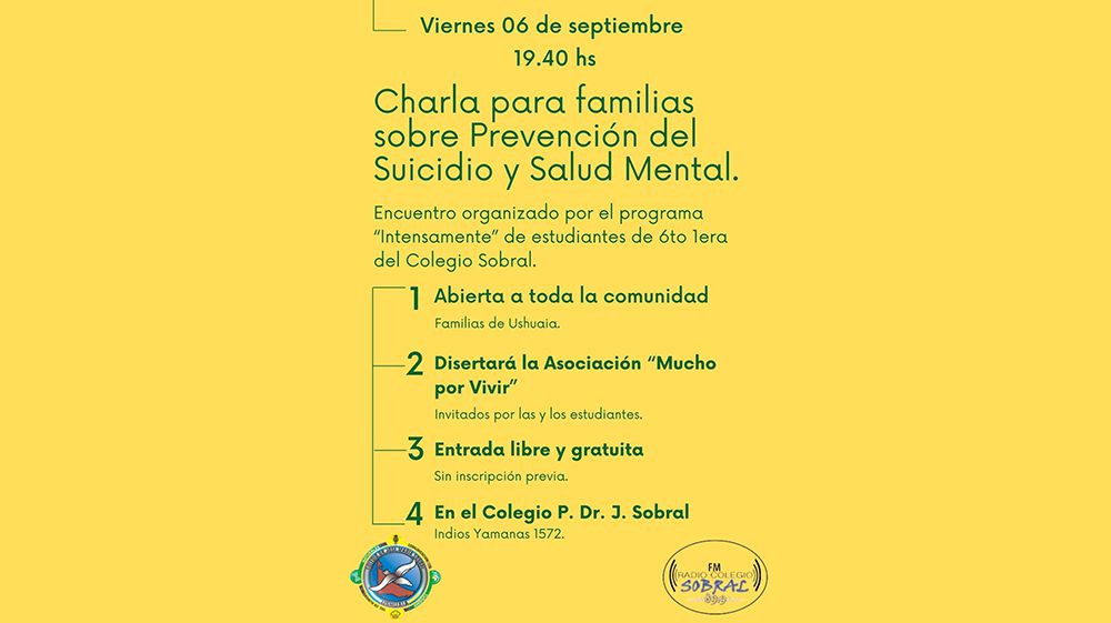 Charla sobre prevención de suicidio