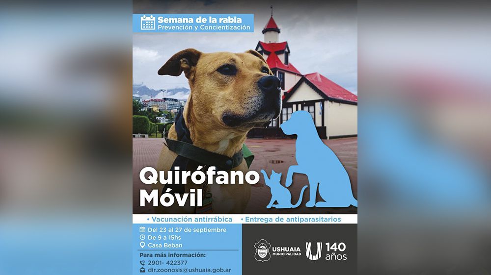 Zoonosis realizará jornadas de vacunación contra la Rabia