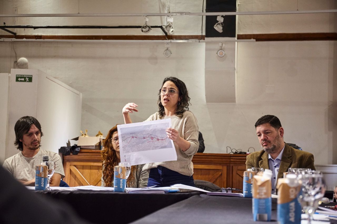 Borgna presentó el proyecto de doble Bicisenda 