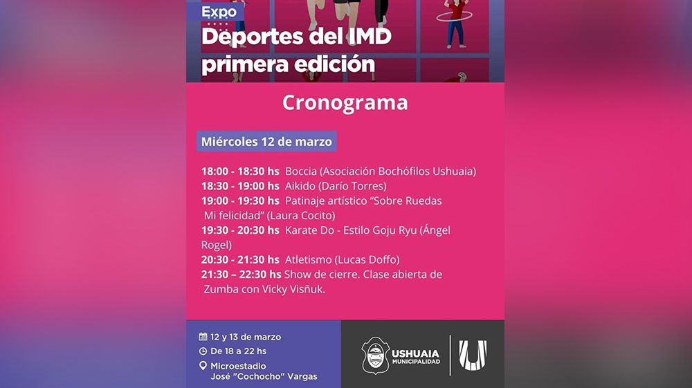 El IMD presenta la primera ‘Expo Deportes’ en el microestadio municipal