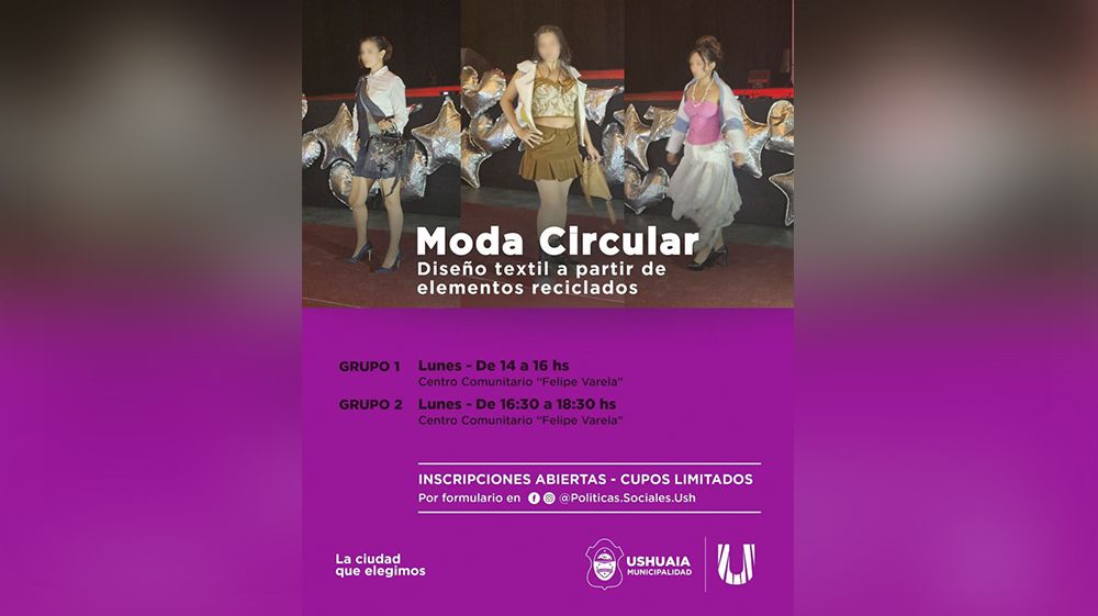 Inscripciones abiertas para el Taller Municipal de Diseño Circular