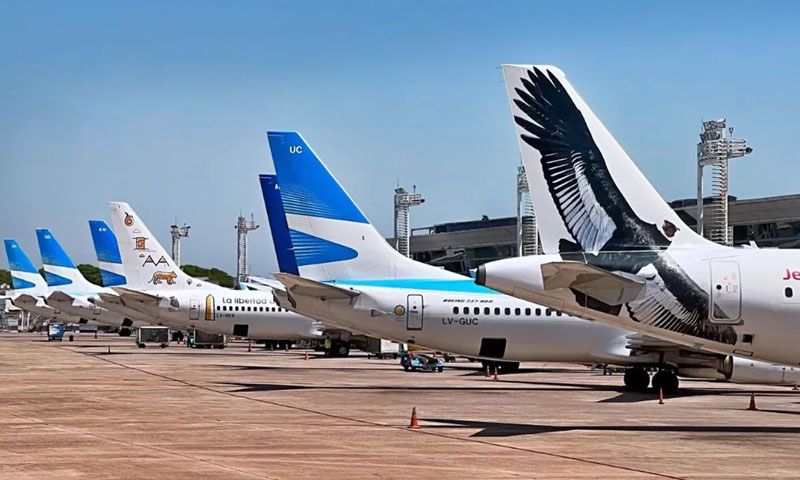 Argentina registró el mayor crecimiento de tráfico aéreo en el continente