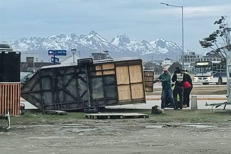Ushuaia tras el temporal: daños materiales y reorganización de servicios