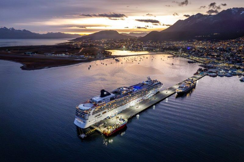 El puerto de Ushuaia fue elegido el segundo más pintoresco del mundo