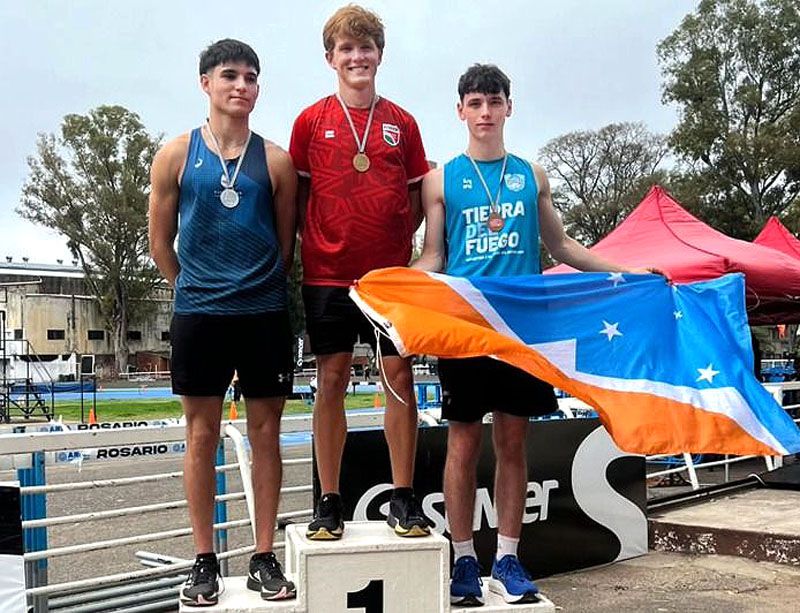 Más medallas nacionales para el atletismo fueguino