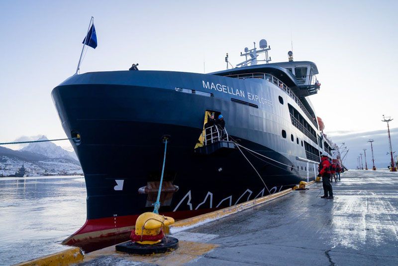 Ushuaia recibió al primer crucero antártico 