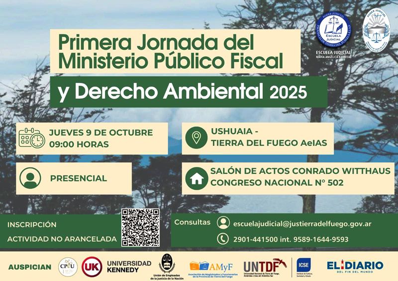 El Fiscal Urquiza anunció jornadas sobre Justicia y Medio Ambiente