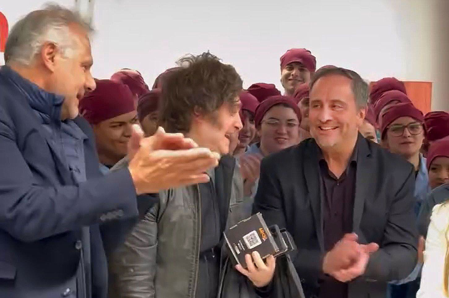 Milei en Ushuaia, solo en modo campaña electoral