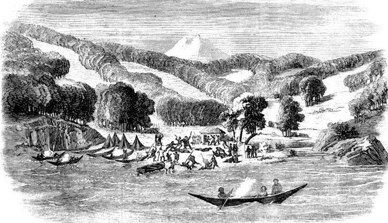 Un millar de canoeros coexisten con la fundación de Ushuaia