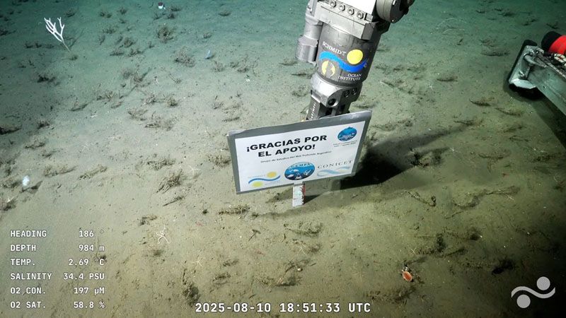 Ignacio Chiesa destacó el impacto social de la expedición del Falkor