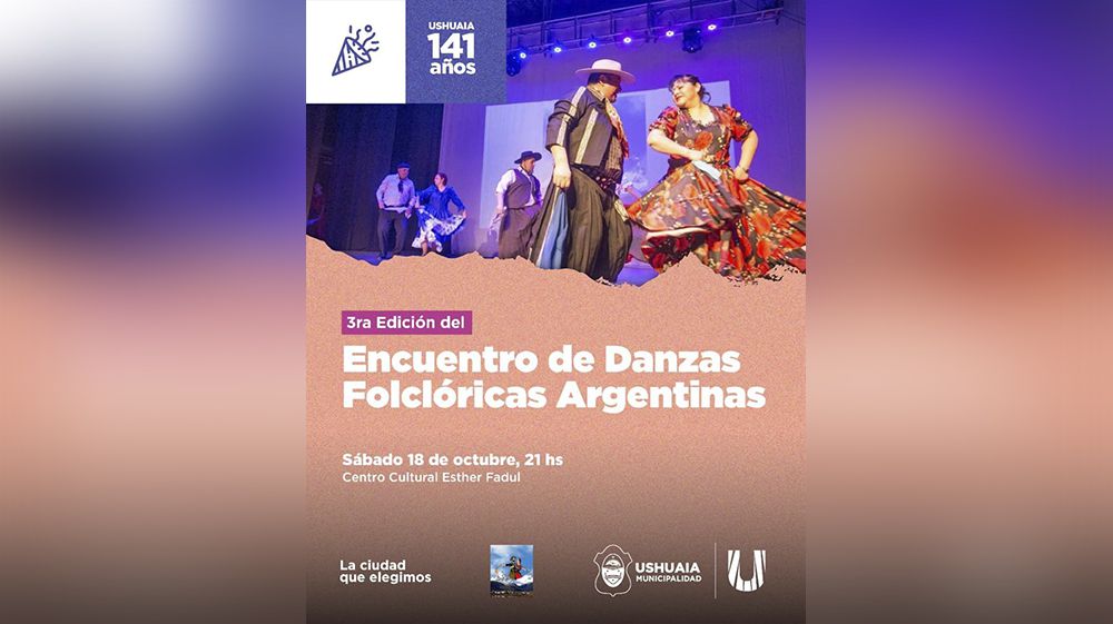 Invitan al 3º Encuentro de Danzas Folclóricas Argentinas