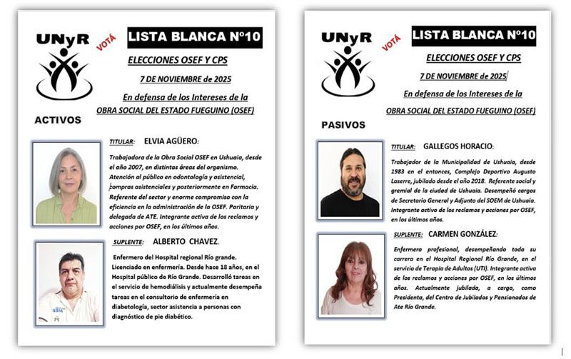 La Lista Blanca busca mayor representación