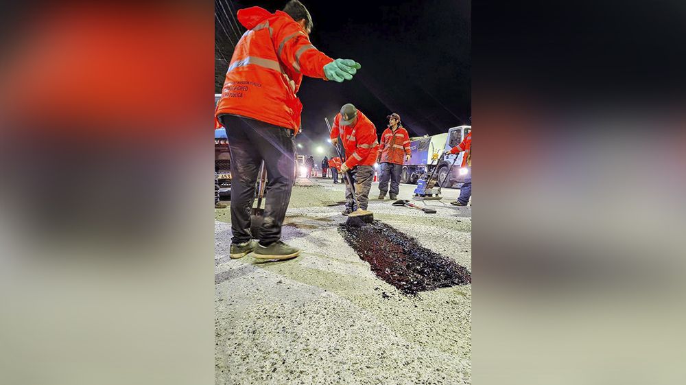 Continúan los trabajos de bacheo en diversos puntos de la ciudad