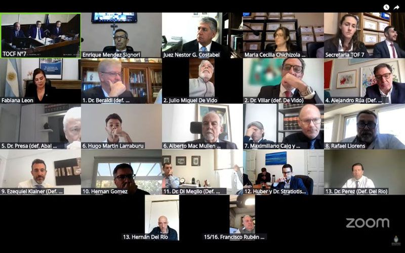 Comenzó el juicio por la causa Cuadernos