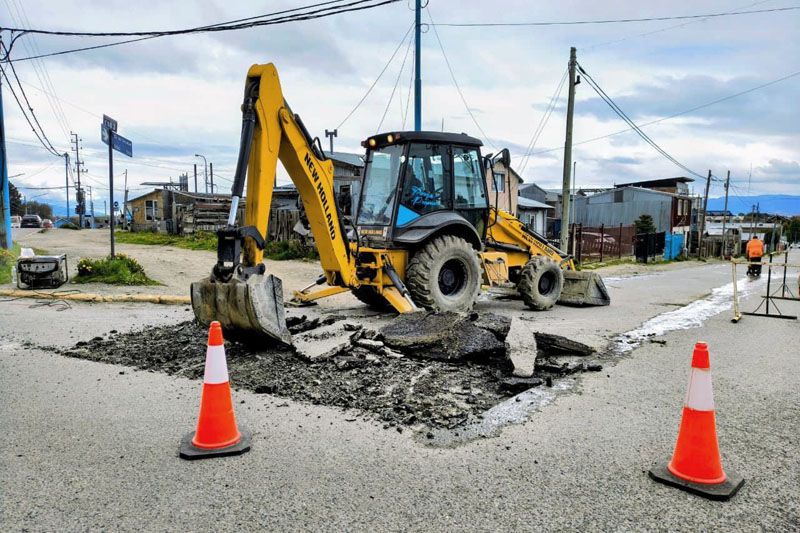 Avanzan los trabajos previos a la repavimentación de Primer Argentino