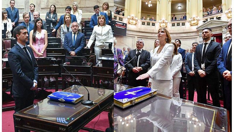 Juraron los tres senadores de Tierra del Fuego 