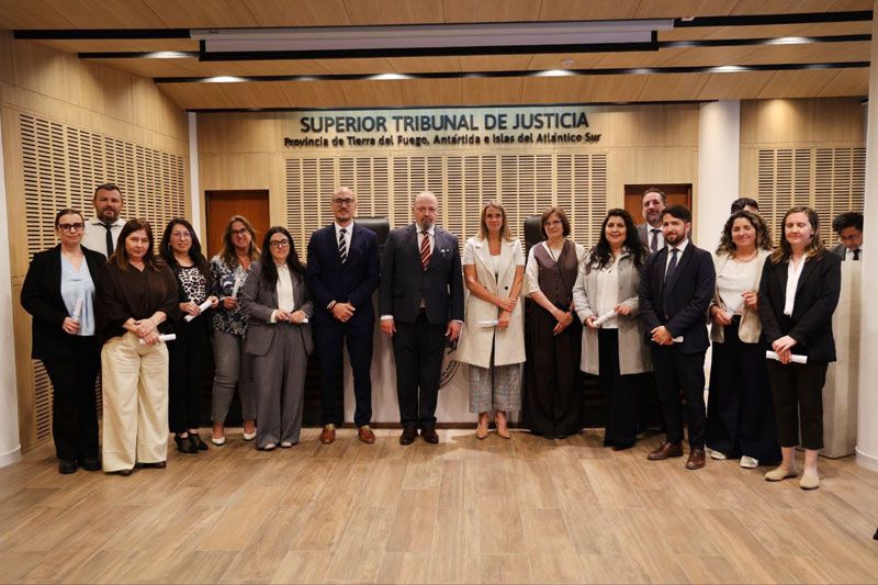 El Poder Judicial certificó formación en litigación civil
