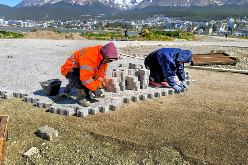 El municipio avanza en la obra de la pasarela Fique