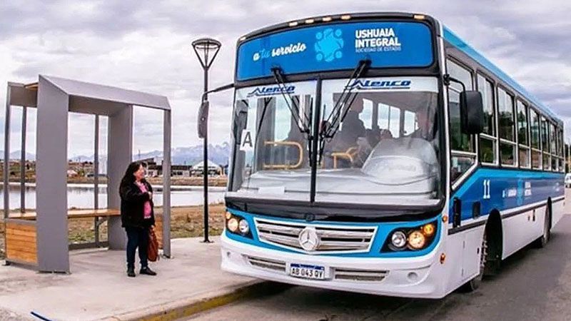 El boleto de colectivo costará $1280 en Ushuaia