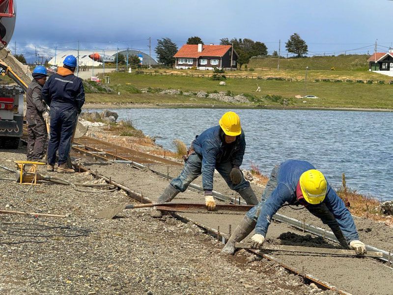 Continúan los trabajos en la pasarela Fique 