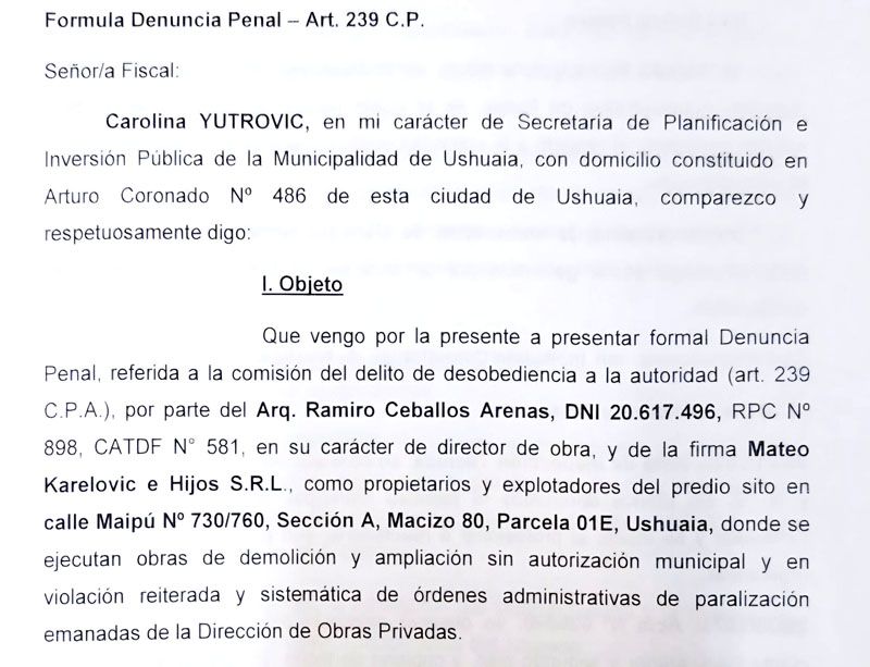 Obra ilegal S.A.: el que la hace, la tiene que pagar 