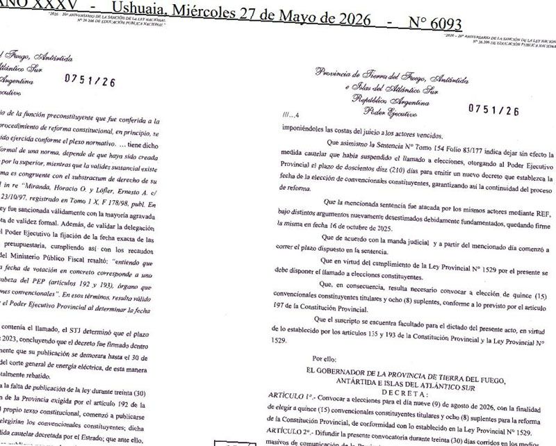 Para el Ejecutivo la convocatoria todavía sigue en pie 