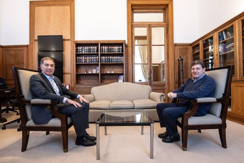 Melella se reunió con el ministro Santilli 