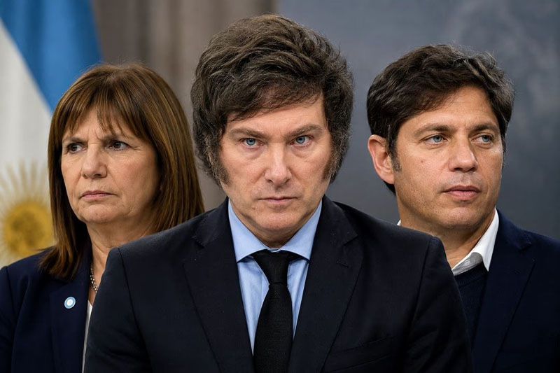 Milei le gana a Bullrich, pero empata con Kicillof