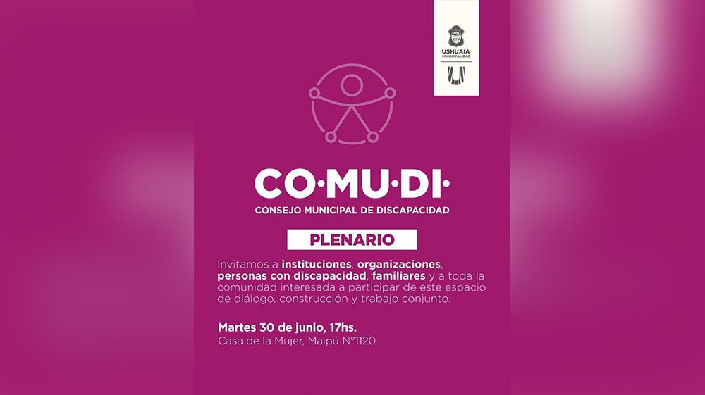 Convocan a un nuevo plenario del COMUDI