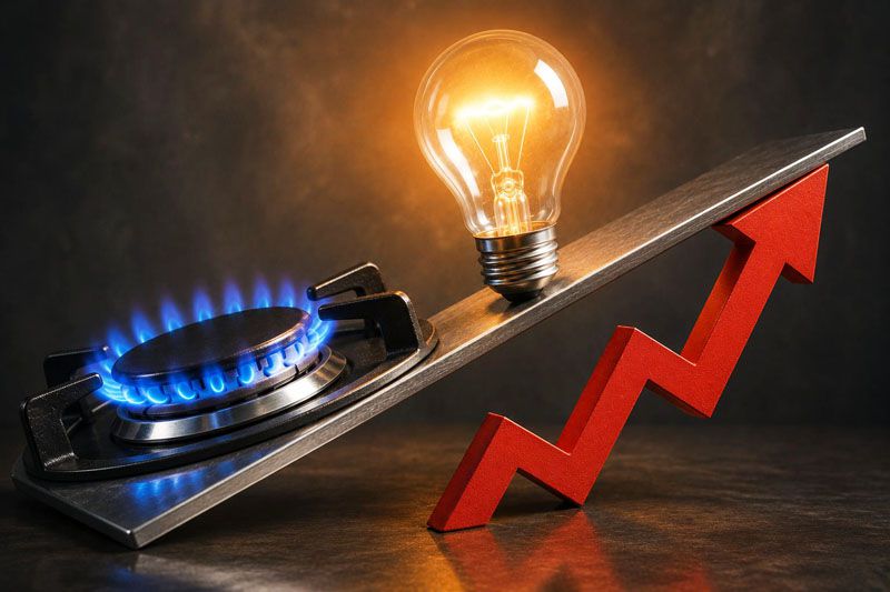 El gas aumentó hasta un 8,5%