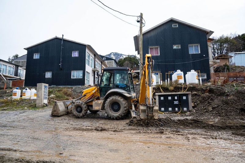 Continúan los trabajos de mejora vial en Barrancas del Pipo | Diario del Fin del Mundo