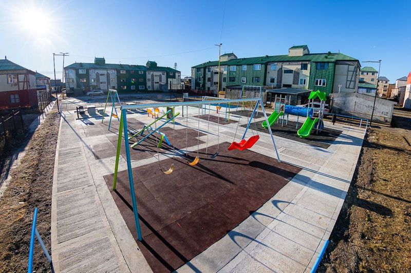 Una plaza renovada en Chacra II para el encuentro de las familias
