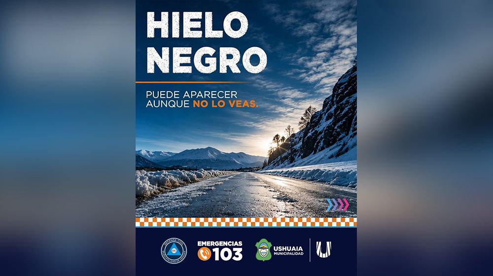Advierten sobre el peligro del hielo negro