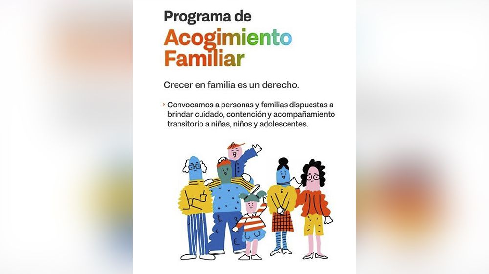 Se busca ampliar la red de familias de acogimiento 