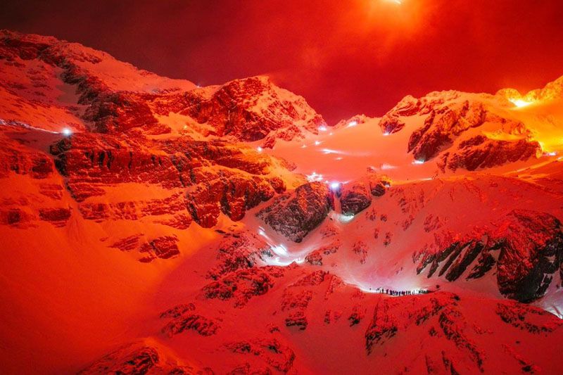Una montaña que volvió a encenderse