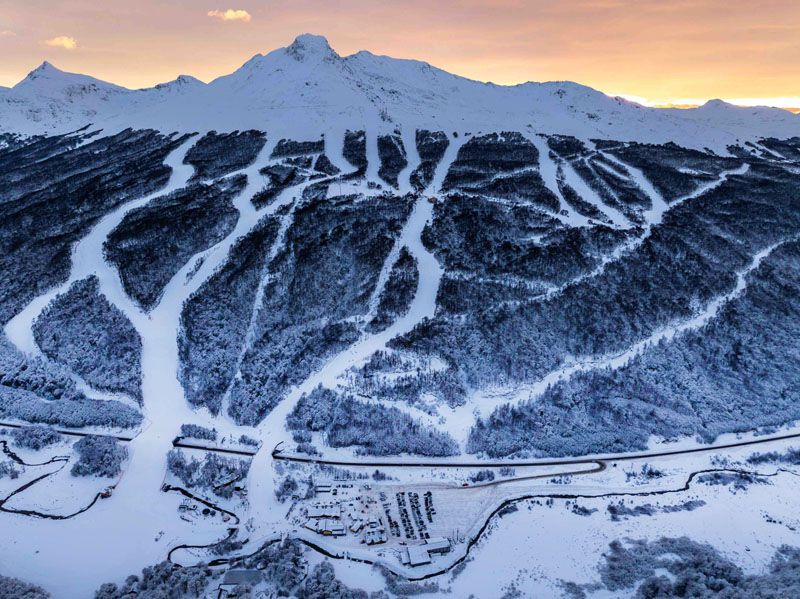 La temporada de Cerro Castor mejora pese a la poca nieve